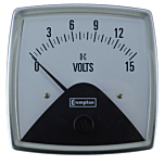 Crompton Instruments 016 Fiesta Analog Panel Meters - DC Volt Meters