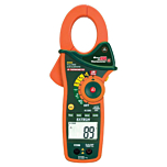 Extech Instruments EX830 Clamp-on Multimeter - 1000 AC/DCA, 600 AC/DCV, Freq, Res, Cap, Temp True-RMS + IR-Thermometer