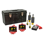 HD Electric DDVIP-138/K02 Double Vision® Dual Display Wireless Voltage Indicating Phaser KIT02 - 100V-138kV w/Proof Tester & Underground Bushing Probes