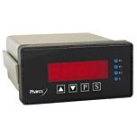 Phares T6-D 4-Digit Panel Mount Tachometer - DCV Power w/Process Outputs & 3 Relays