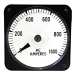 Ram Meter Inc. MCS 4.5" Metal Case Switchboard Style Panel Meters for AC Amperage inputs