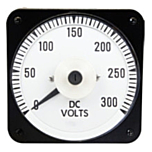 Ram Meter Inc. MCS 4.5" Metal Case Switchboard Style Panel Meters for DC Voltage inputs