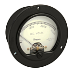 Simpson Electric Round Style Analog Panel Meter - Frequency