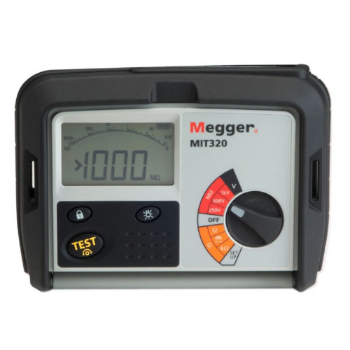 Digital Megohmmeter Insulation Resistance Tester With 50V 250V 500V 1000V 2500V Test Voltages 200000 Megohms Insulation