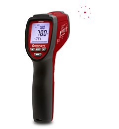 Triplett IRT500 20:1 IR Thermometer w/High Temp/Circular Laser and Alarm