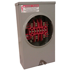 Milbank UC7237-XL Meter Enclosure - 13-Terminal, Transformer-rated w/Bypass