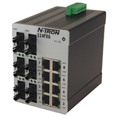 N-Tron 114FX6 Unmanaged Ethernet Switch