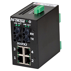 N-Tron 306FX2-N Unmanaged Ethernet Switch w/Monitoring