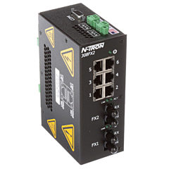 N-Tron 308FXE2-N Unmanaged Ethernet Switch w/Monitoring