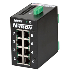 N-Tron 308TX-N Unmanaged Ethernet Switch w/Monitoring