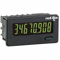 Red Lion Controls CUB4L810 8-Digit Digital Counter w/Yellow/Green Backlit LCD Display
