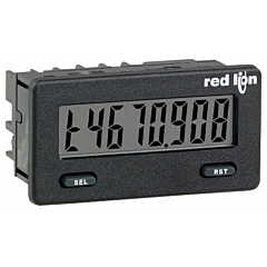 Red Lion Controls CUB5TR00 Miniature 7-Digit Timer w/Reflective LCD Display
