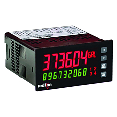 Red Lion Controls PAX2A000 1/8 DIN Dual-Line/Dual-Color Universal Input DPM w/ AC/DC Power