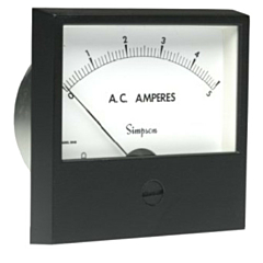 Simpson Electric Century Style Analog Panel Meter - DC Volt Meters