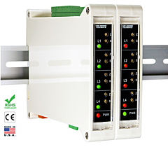 Texmate TL-QUAD-LOOP DIN Rail Mount Transmitters/Isolators/Controllers/Micro PLC