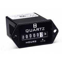 Trumeter 722-0001 Elapsed Time Meter - 6-Digit, 90-264 ACV, Non-Resettable, Hours