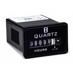 Trumeter 722-0002 Elapsed Time Meter - 6-Digit, 90-264 ACV, Non-Resettable, Hours