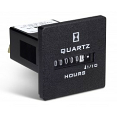 Trumeter 722-0030 Elapsed Time Meter - 6-Digit, 90-264 ACV, Non-Resettable, Hours