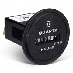 Trumeter 732-0003 Elapsed Time Meter - 6-Digit, 10-80 DCV, Non-Resettable, Hours