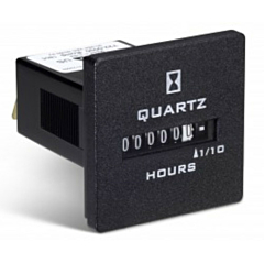 Trumeter 732-0030 Elapsed Time Meter - 6-Digit, 10-80 DCV, Non-Resettable, Hours