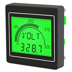 Trumeter APM-MAX M21-PU-4R Advanced Panel Meter with Large Display for Volts