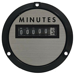 Weschler Instruments 240734ACAE - Elapsed Time Meter - 3.5", 6-Digit, 480V, Resettable - Minutes