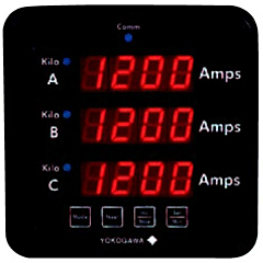 Yokogawa 2493 Power Series Plus - 3-in-1 Digital Switchboard Meter - AC Volt / Amp