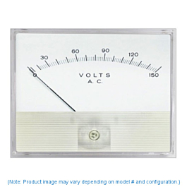 2035 3.5 Analog Panel DC Voltmeter