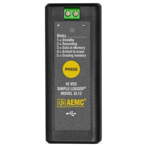 AEMC Instruments 2156.12 - SL12 Single Channel 0-10V DC Voltage Data Logger