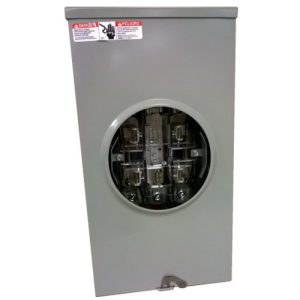 Milbank U9318-RL Meter Enclosure - 5-Terminal, Self-Contained w/Bypass
