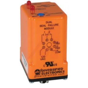 ATC Diversified SPM-120-ABA-25K Dual Channel Seal Failure Alarm - 120 VAC, 10-25K Ohms, +/10% Adjustable
