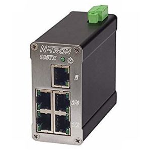 N-Tron 105TX-MDR Unmanaged Ethernet Switch - 5 Port w/Metal DIN-Rail