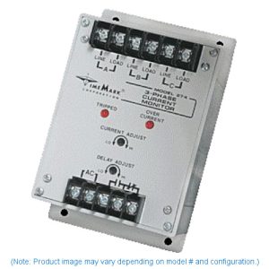 Time Mark Corp. Model 274-A 3-Phase Current Monitor - SPDT, 1-5A w/Adjustable Trip Point & Auto Reset