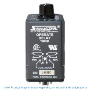 Time Mark Corp. Model 330 Time Delay Relay - DPDT, 10-300S w/Knob Adjustment