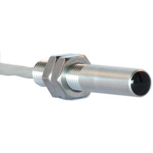 Phares UMS03-01 Ultra Mini Hall Effect Sensor w/5/16-24 2.0" Thread, 5-24VDC w/Sinking NPN Square Wave Output & 1 Ft Cable