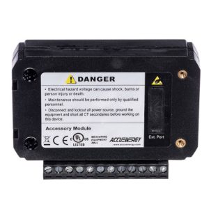 Accuenergy AXM-IO3-1C I/O Option Module - 4 Digital Inputs, 2 Relay Outputs & 2 Analog Inputs - 1-5 DCV (Logic Address 1)