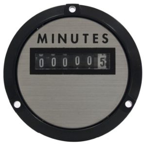 Weschler Instruments 240633AAAE - Elapsed Time Meter - 2.5", 6-Digit, 120V, Non-resettable - Minutes