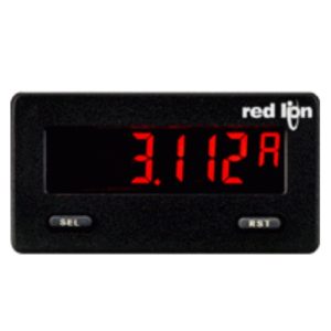 Red Lion Controls CUB5IB00 DC Current Meter - Miniature 5-Digit w/Red-Green Backlit Display