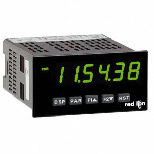 Red Lion Controls PAXCK110 6-Digit Real-Time Clock w/Green LED Display & DCV Power