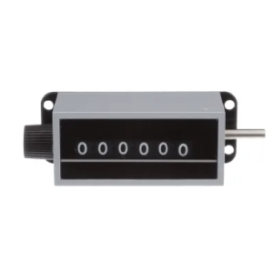 Trumeter 1-2936 29 Series Mechanical Stroke Counter - Base mount, right hand, top coming count direction, knob reset