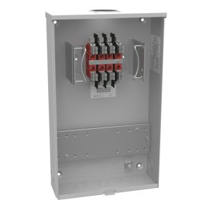 Milbank UC7444-RL 8 Terminal Ringless Small Hub Open Test Switch Provision Single Cover