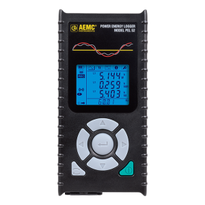 AEMC Instruments 2137.69 - Model PEL 52 Power & Energy Logger (w/ LCD, w/ (2) MA193-10-BK)